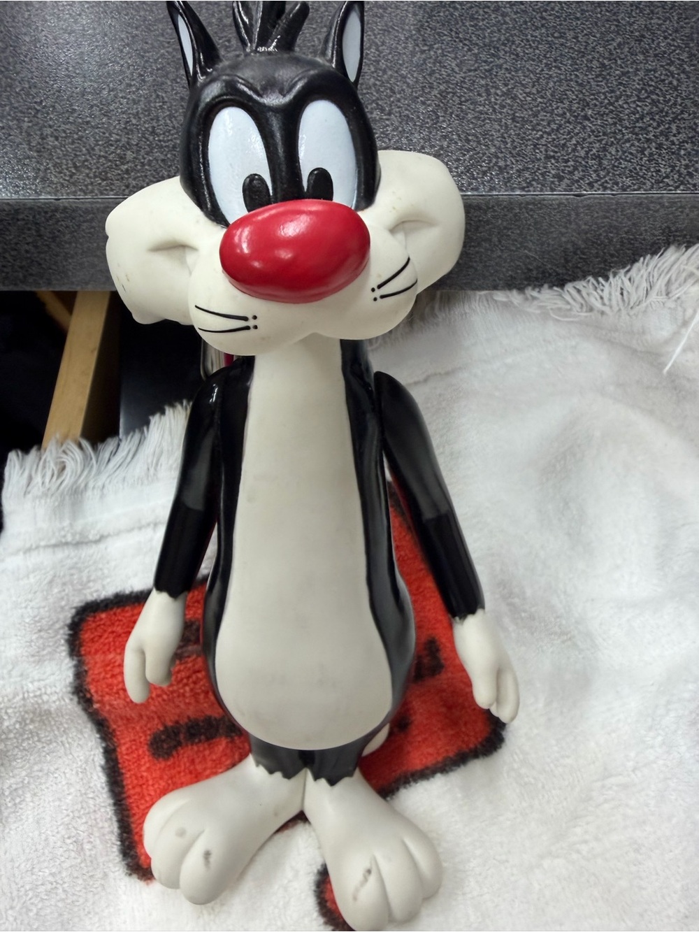 Warner Bros. Sylvester the Cat Figure - Black, White, Red
